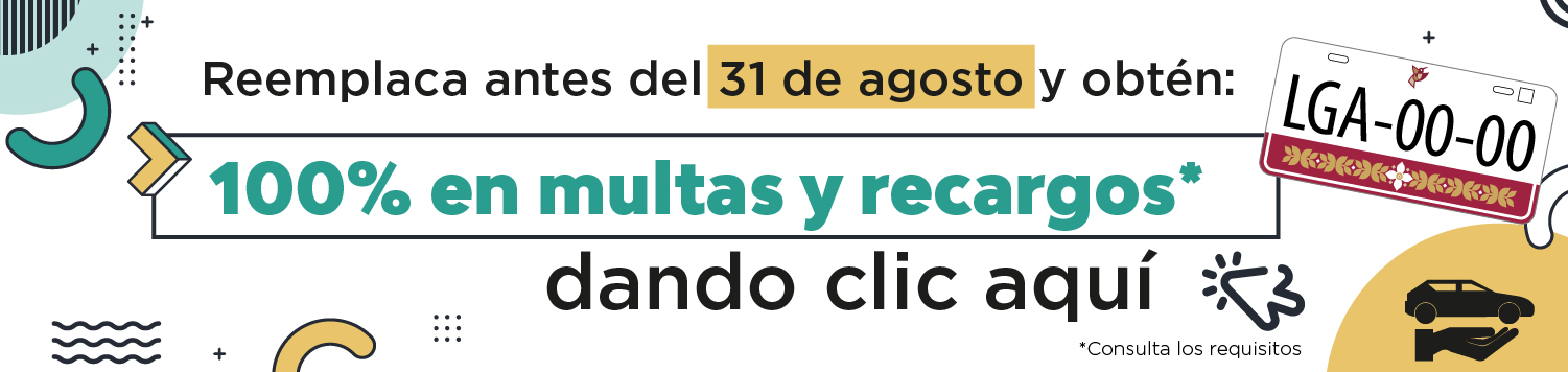 En este banner podrás entrar a reemplacar
